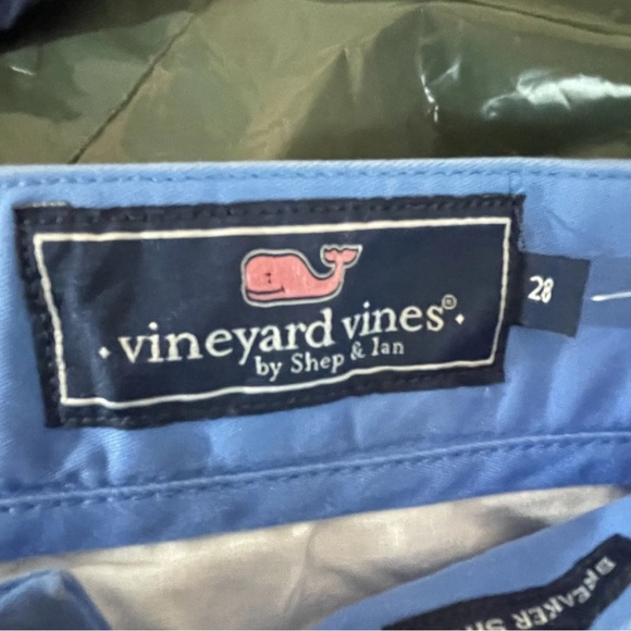 NWT Vineyard Vines Mens Blue Orange Green Crossed Fish Bone Breaker Shorts Sz 28 - Picture 8 of 10